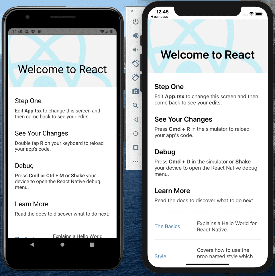 Welcome react native