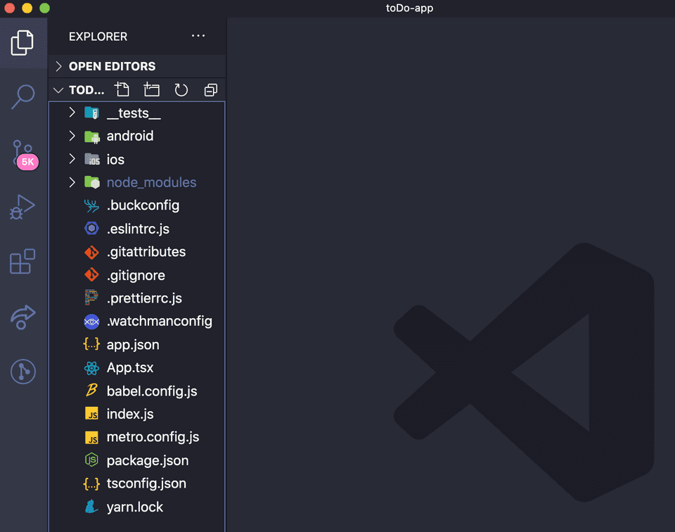 projeto base react native