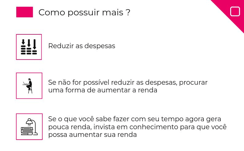 Como podemos possuir mais?
